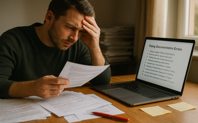 8 Common Mistakes in Technical Writing (and How to Fix Them)