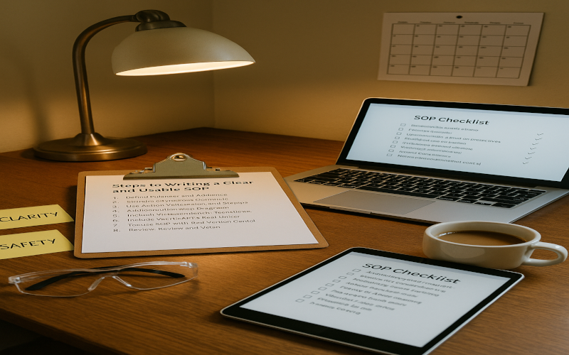 8 Steps to Writing a Clear and Usable SOP