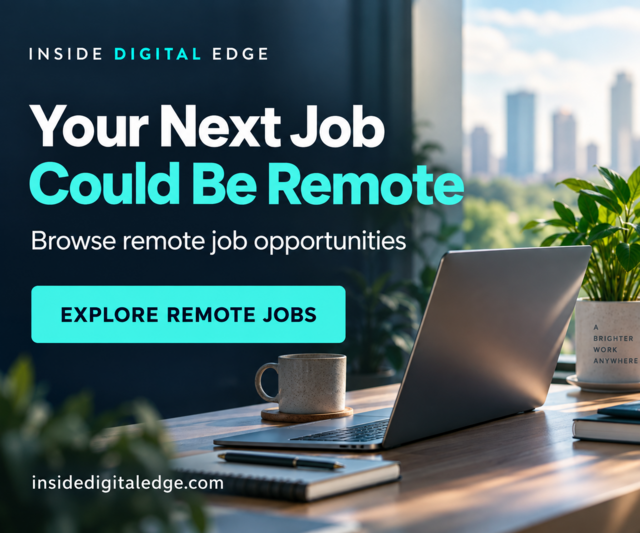 Explore remote work opportunities with Inside Digital Edge